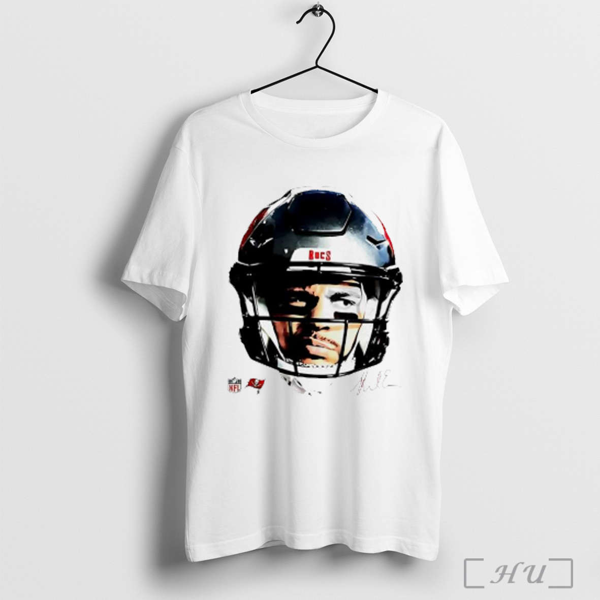 Officials Mike Evans Tampa Bay Buccaneers Football Helmet Head Player Signature T Shirt Sweatshirt