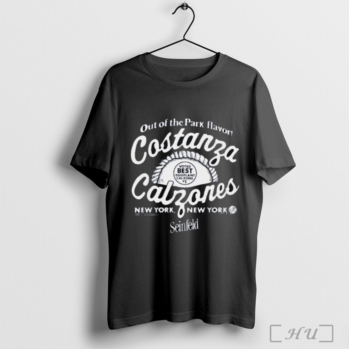 Officials New York Yankees X Seinfeld Out Of The Park Flavor Voted Best Eggplant Calzone 1 Costanzas Calzones T Shirt Sweatshirt
