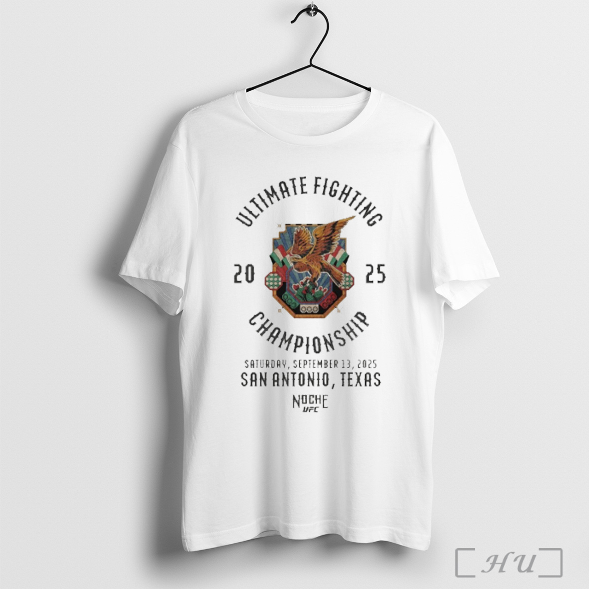 Officials Noche Ufc 2025 Stained Glass Boxy September 13 2025 San Antonio Texas T Shirt Sweatshirt