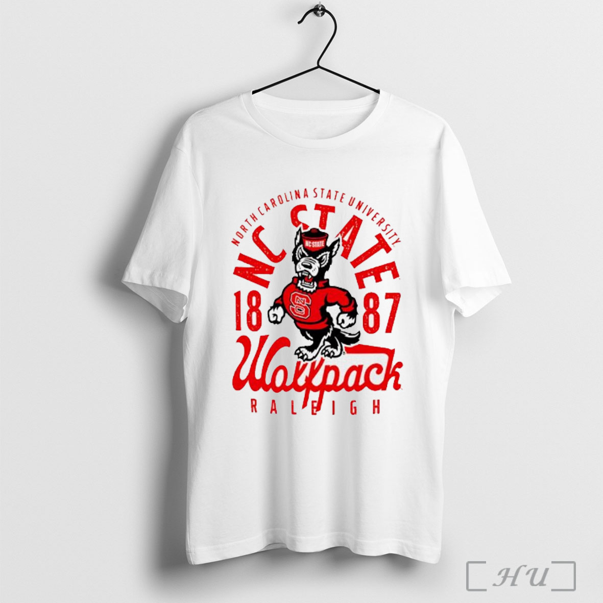 Officials North Carolina State Wolfpack Football 1887 Mascot T Shirt Sweatshirt