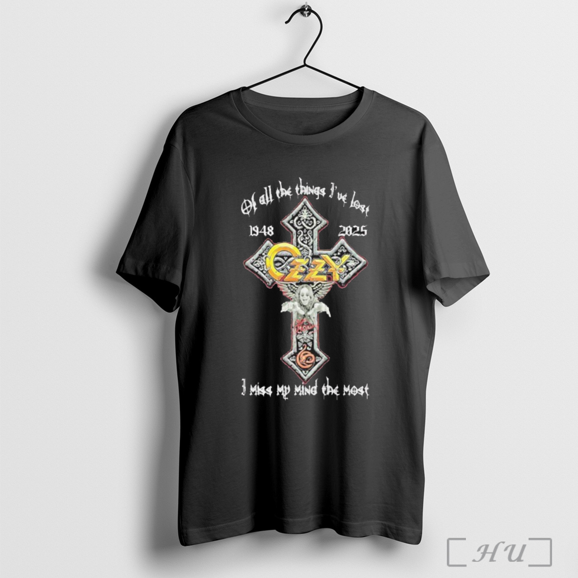 Officials Ozzy Osbourne Cross Of All The Things I Ve Lost I Miss My Mind The Most 1948 2025 T Shirt Sweatshirt
