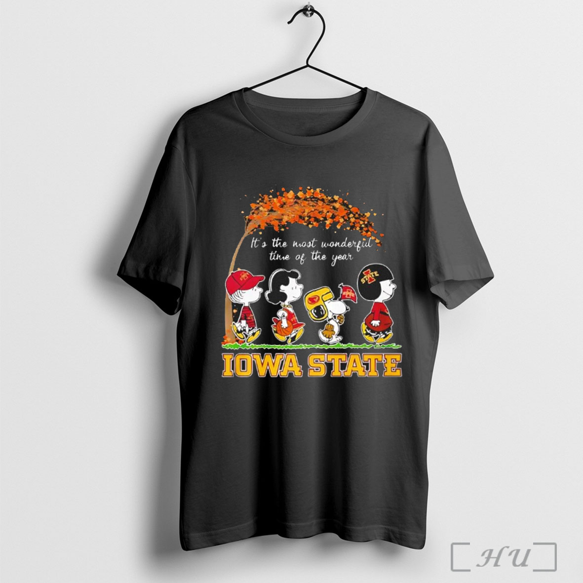 Officials Peanuts Character X Iowa State Cyclones The Most Wonderful Time Of The Year T Shirt Sweatshirt