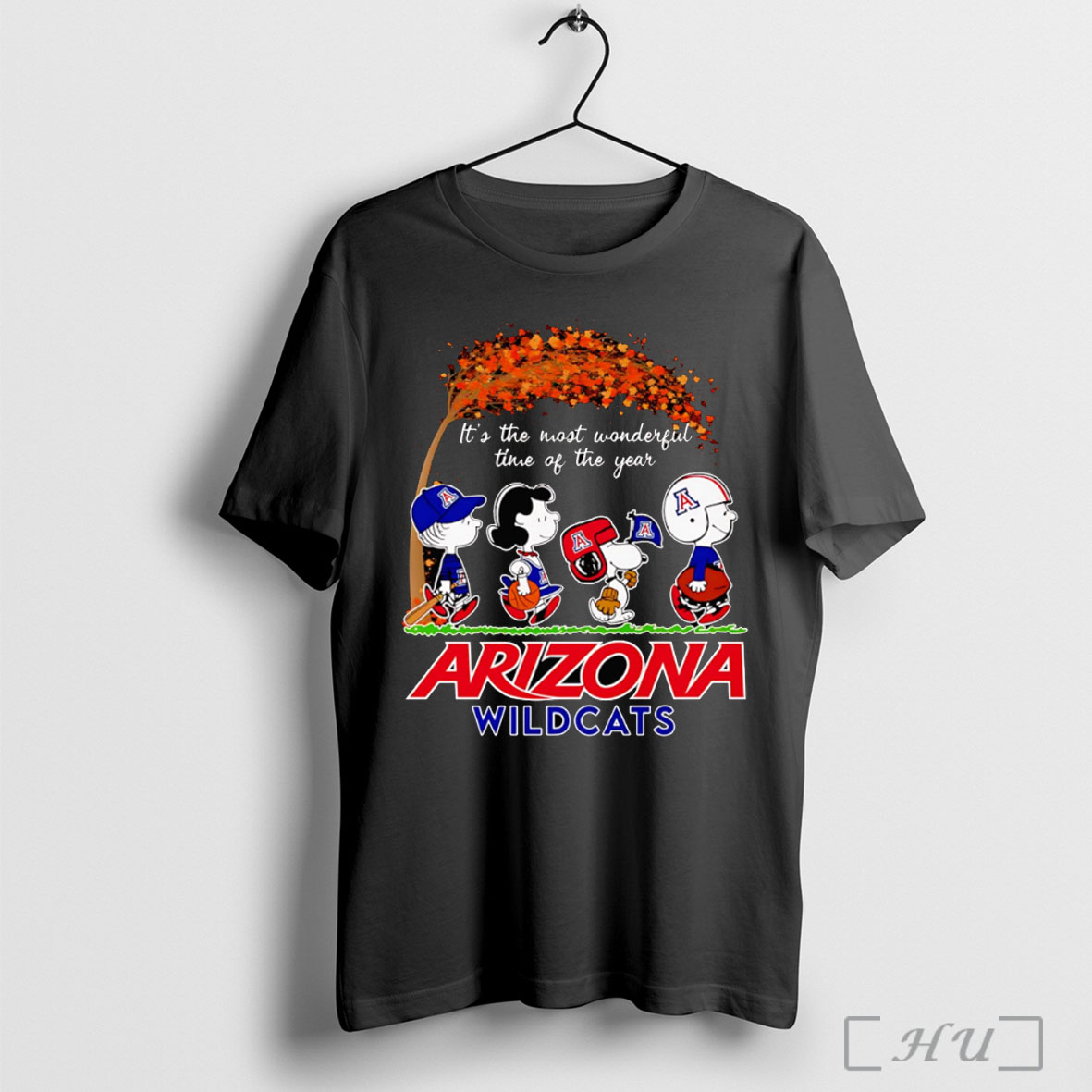 Officials Peanuts Its The Most Wonderful Time Of The Year Arizona Wildcats Shirt Hoodie Sweater Longsleeve And V Neck T Shirt