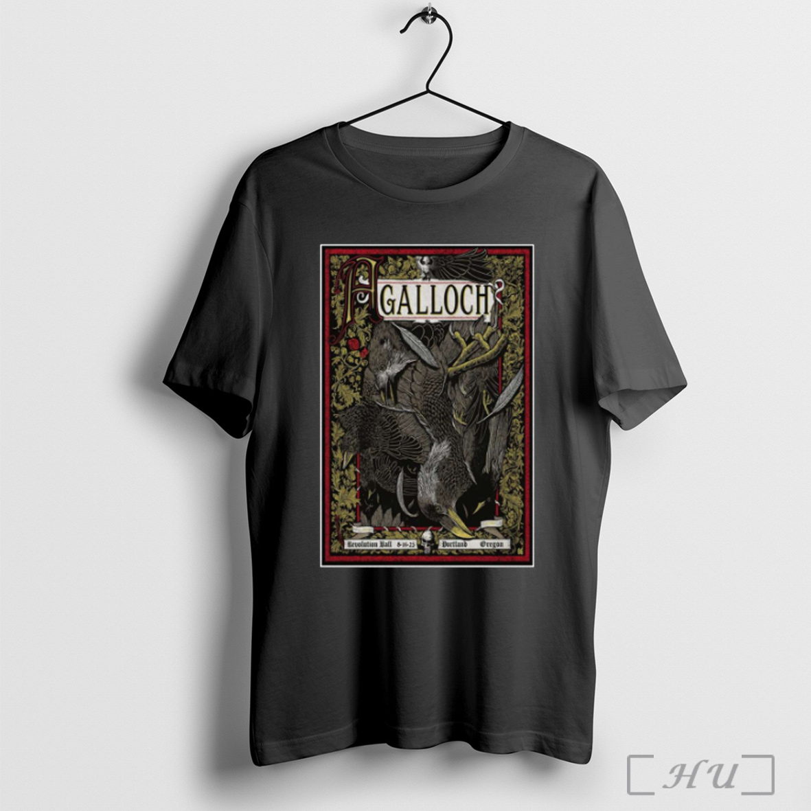 Officials Poster Agalloch August 16 2025 Revolution Hall In Portland Or T Shirt Sweatshirt