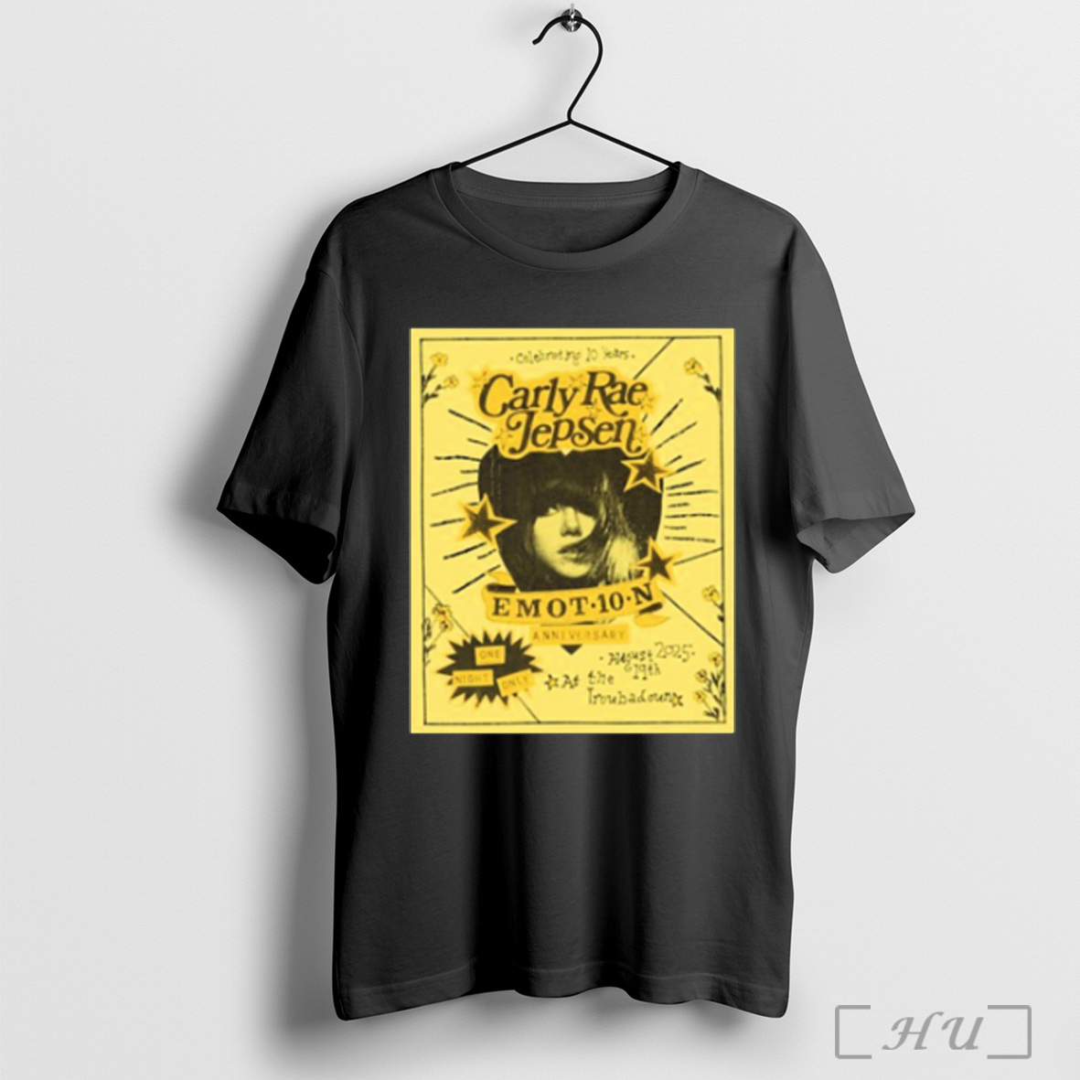 Officials Poster Celebrating 10 Years Carly Rae Jepsen Emotion Anniversary One Night Only August 19 2025 T Shirt Sweatshirt