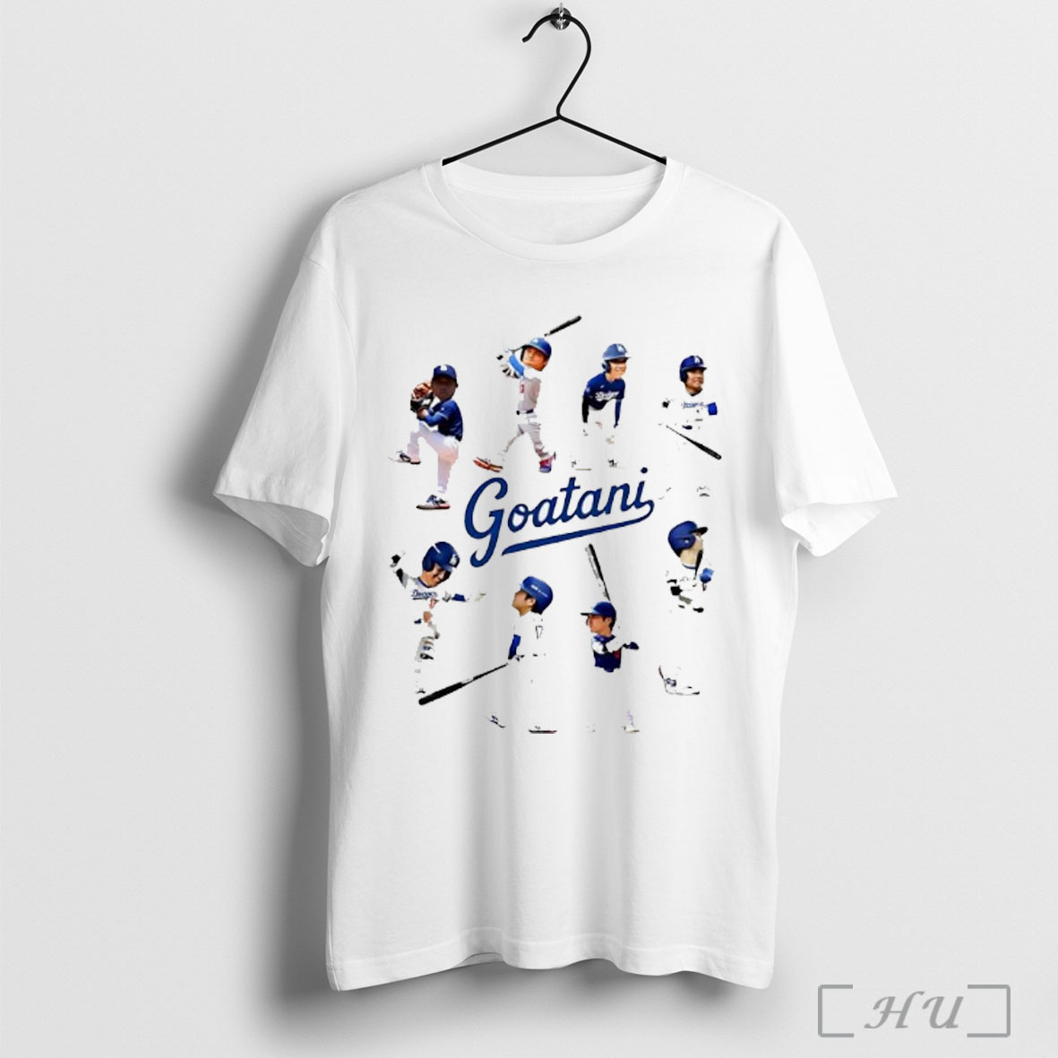 Officials Shohei Ohtani Goatani Los Angeles Dodgers Baseball Player Mini Collage T Shirt Sweatshirt