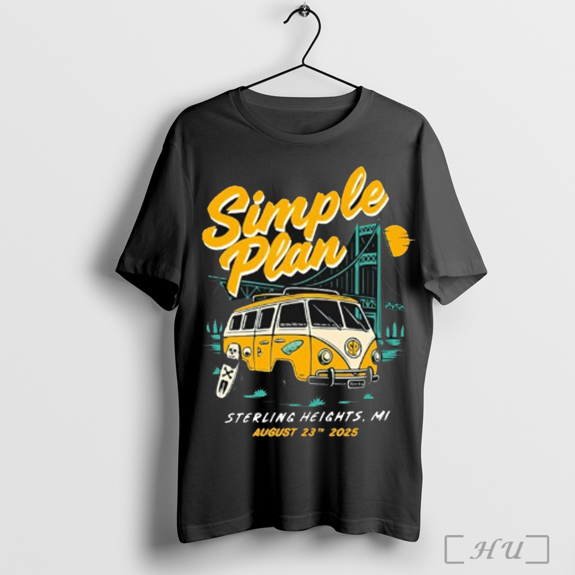 Officials Simple Plan Tour Sterling Heights Michigan August 23 2025 T Shirt Sweatshirt