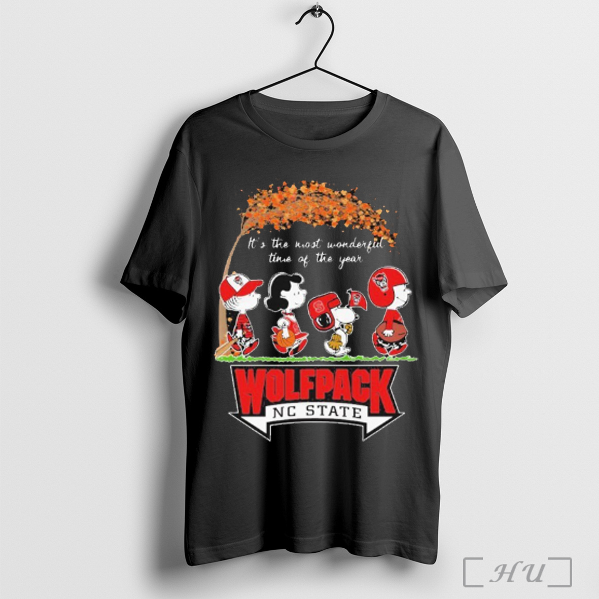 Officials Snoopy The Peanuts Nc State Wolfpack Its The Most Wonderful Time Of The Year T Shirt Sweatshirt