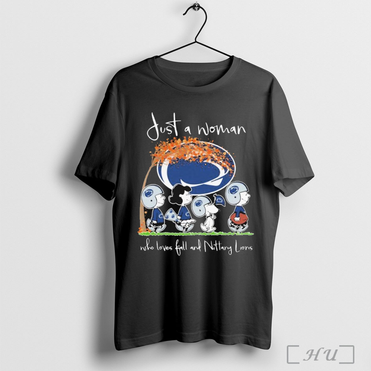 Officials Snoopy The Peanuts Penn State Nittany Lions Just A Woman Who Loves Fall And Nittany Lions T Shirt Sweatshirt