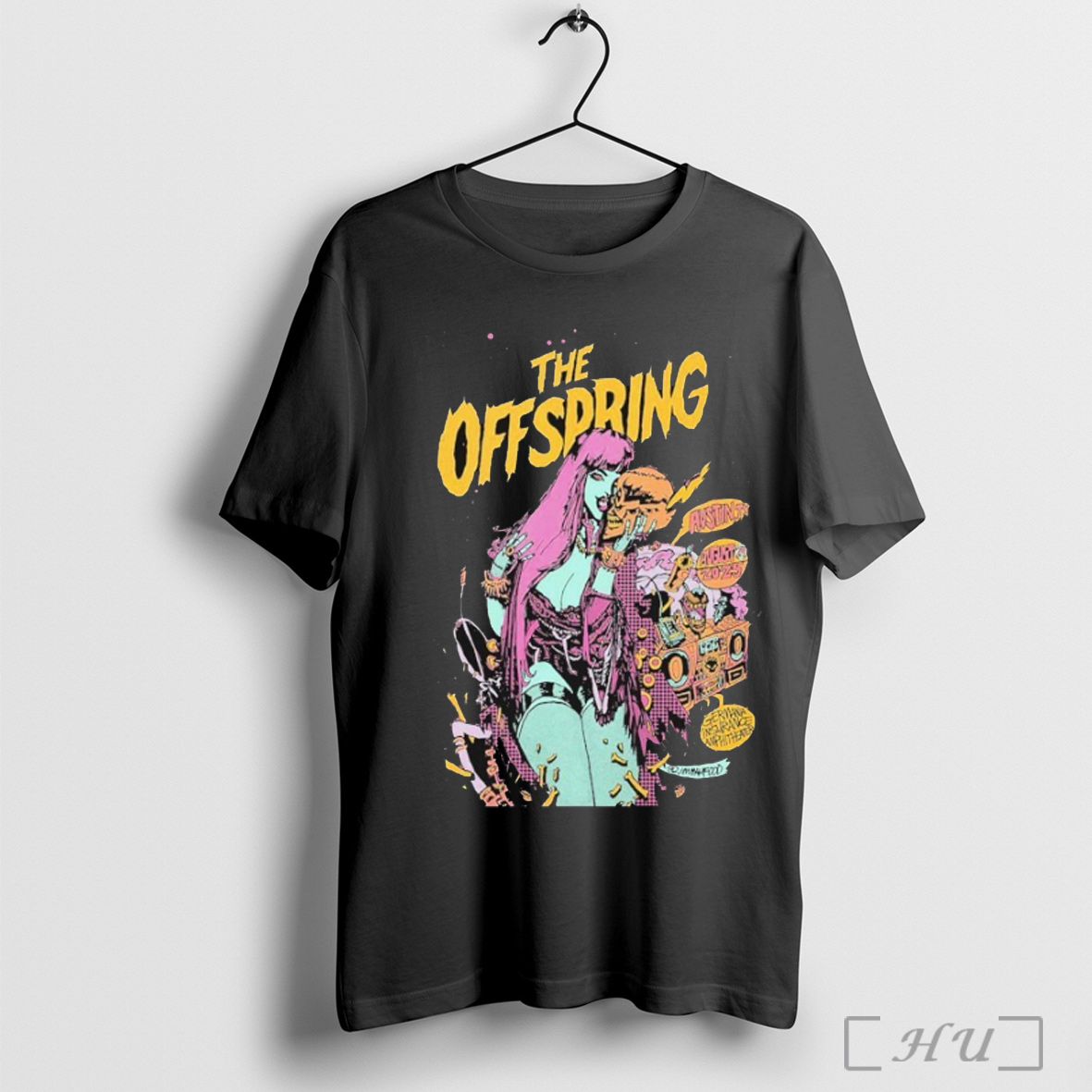 Officials The Offspring Supercharged World Tour On August 24 2025 At Germania Insurance Amphitheater Austin Tx Event T Shirt Sweatshirt