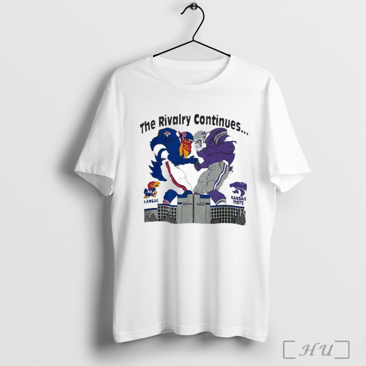 Officials The Rivalry Continues Kansas Jayhawks Vs K State Wildcats 2025 Game Day T Shirt Sweatshirt