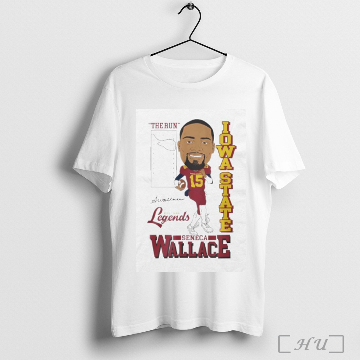 Officials The Run Iowa State Cyclone Legends Seneca Wallace T Shirt Sweatshirt