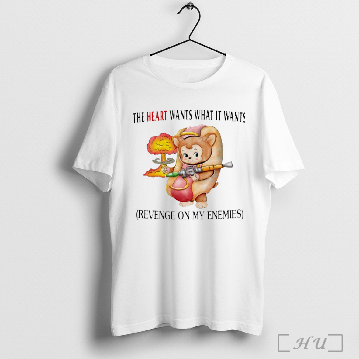 Officials The Heart Wants What It Wants Revenge On My Enemies T Shirt Sweatshirt
