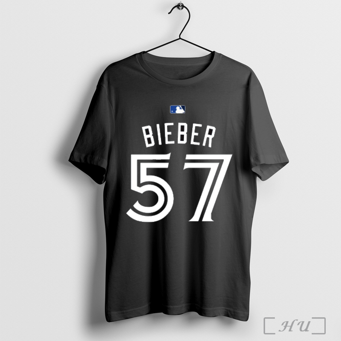 Officials Toronto Blue Jays Rhp Shane Bieber Wear Number 57 Mlb 2025 T Shirt Sweatshirt