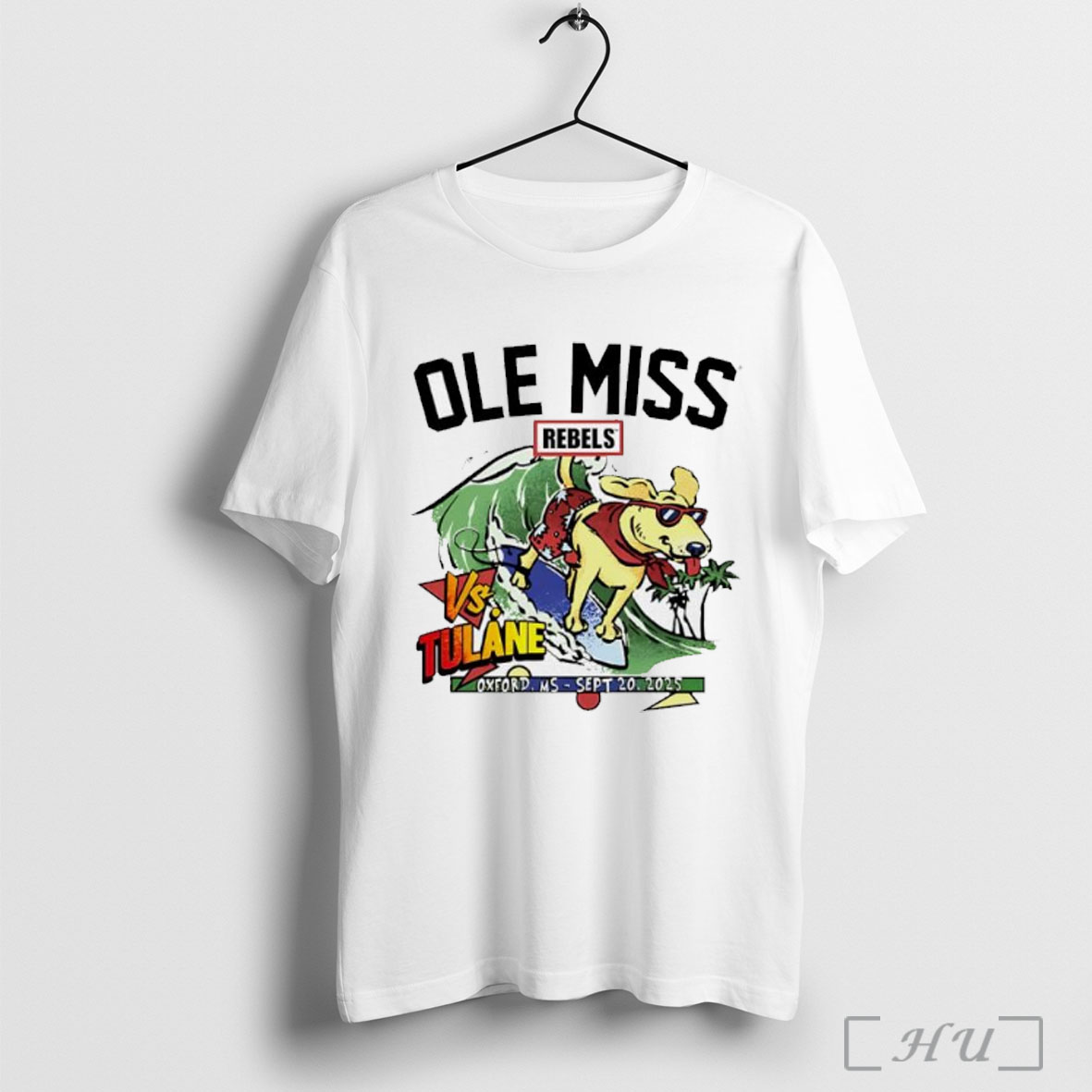 Officials Tulane Green Wave Vs Ole Miss Rebels Football Game Day 2025 T Shirt Sweatshirt