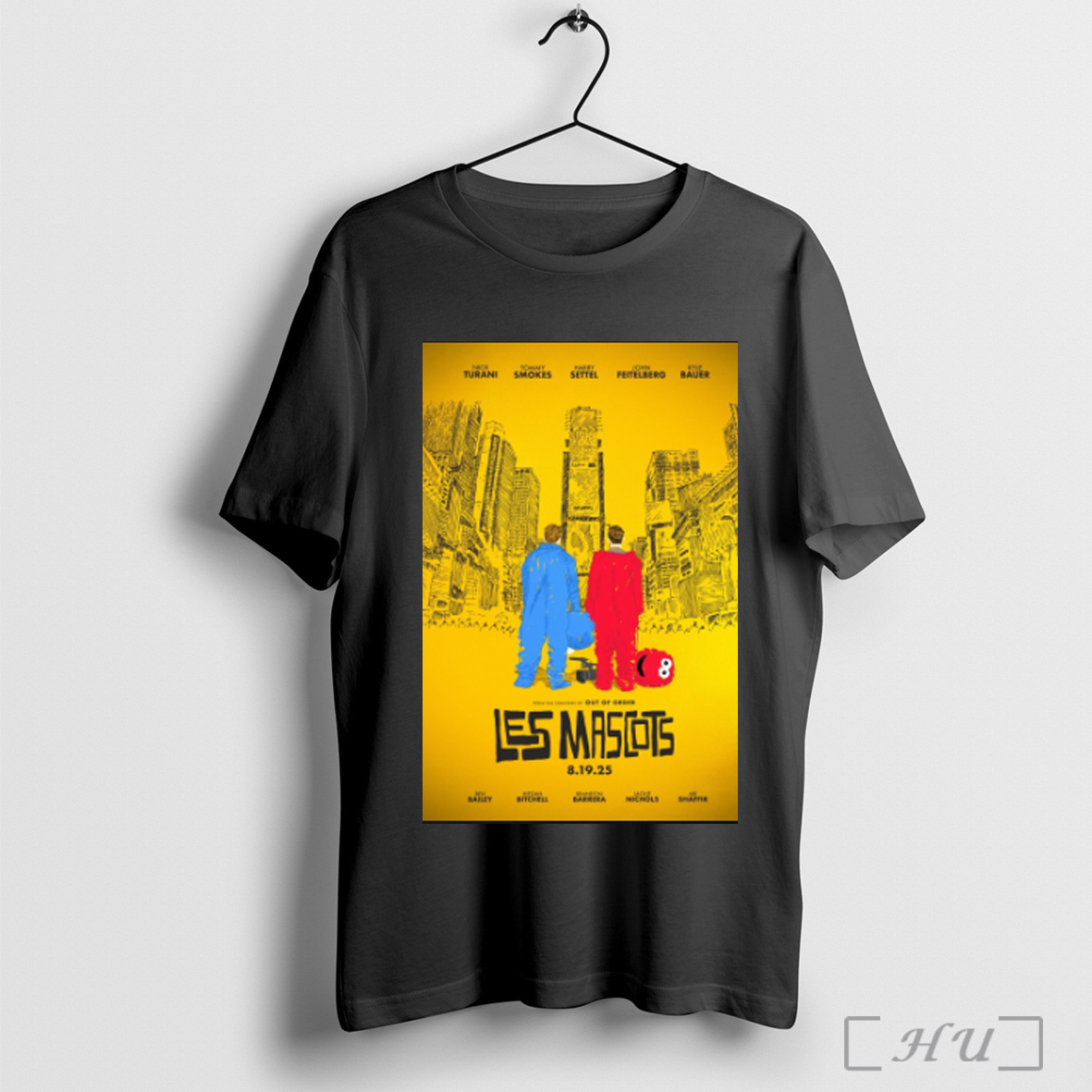 Officials Turani Smokes Settel Feitelberg And Bauer Les Mascots Out Of Order August 19 2025 Poster T Shirt Sweatshirt