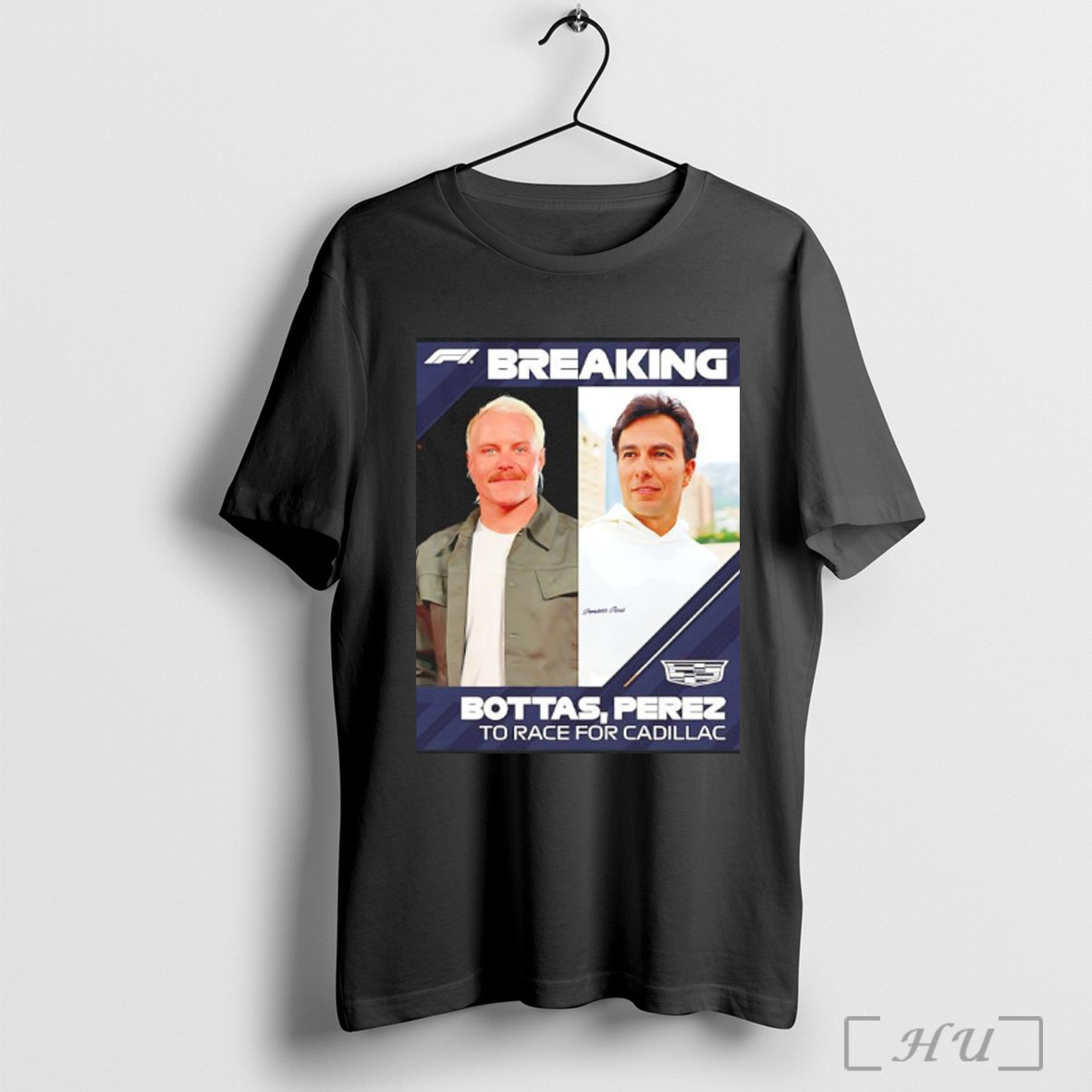 Officials Valtteri Bottas And Sergio Perez Bottas Pz To Race For Cadillac T Shirt Sweatshirt