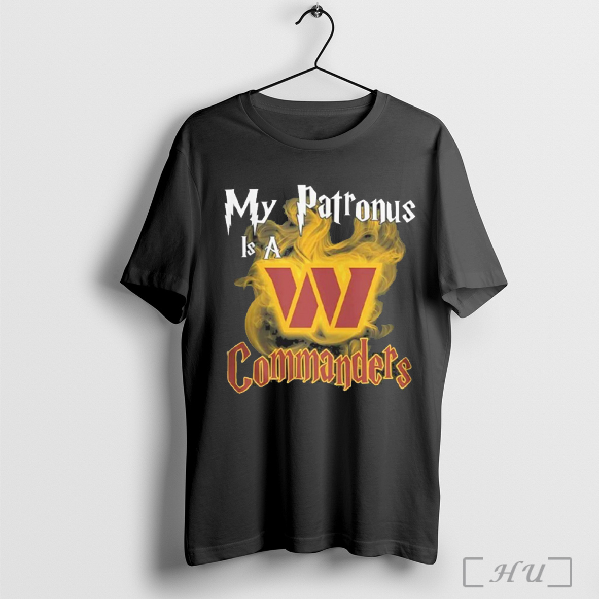 Officials Washington Commanders My Patronus Is A Commanders Logo T Shirt Sweatshirt