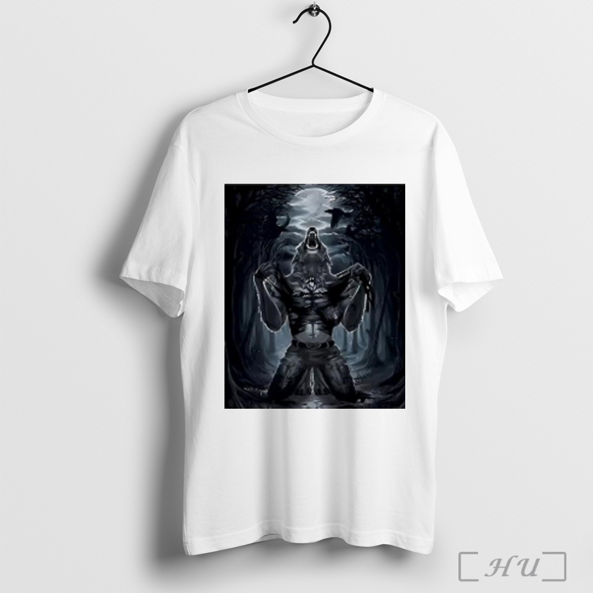 Officials Wolf Ripping Halloween Character Horror Graphic T Shirt Sweatshirt