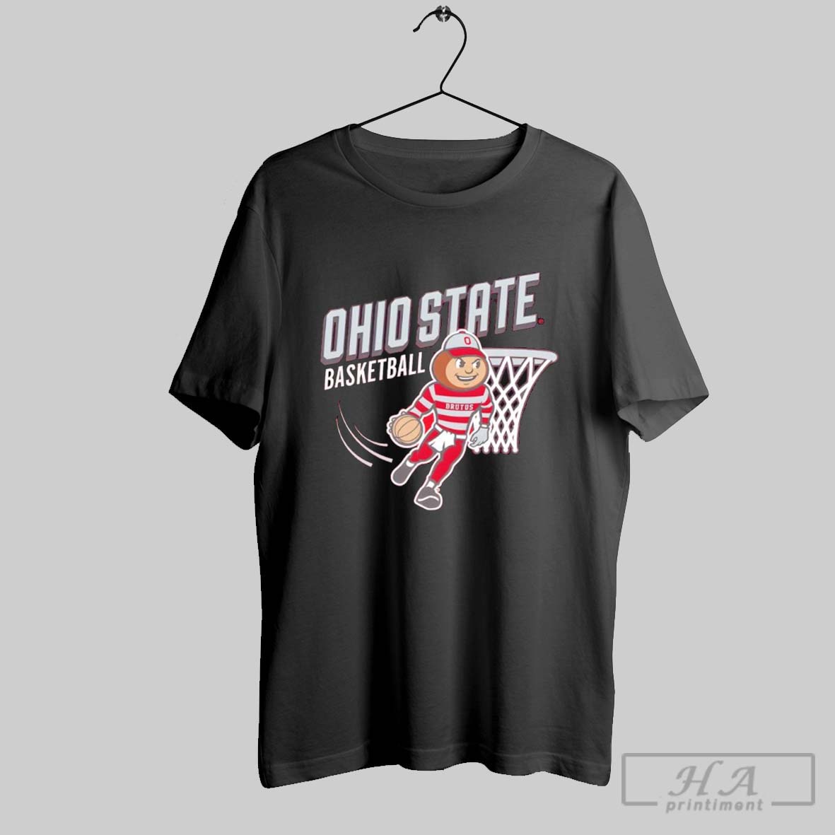 Ohio State Buckeyes Brutus Basketball Shirt