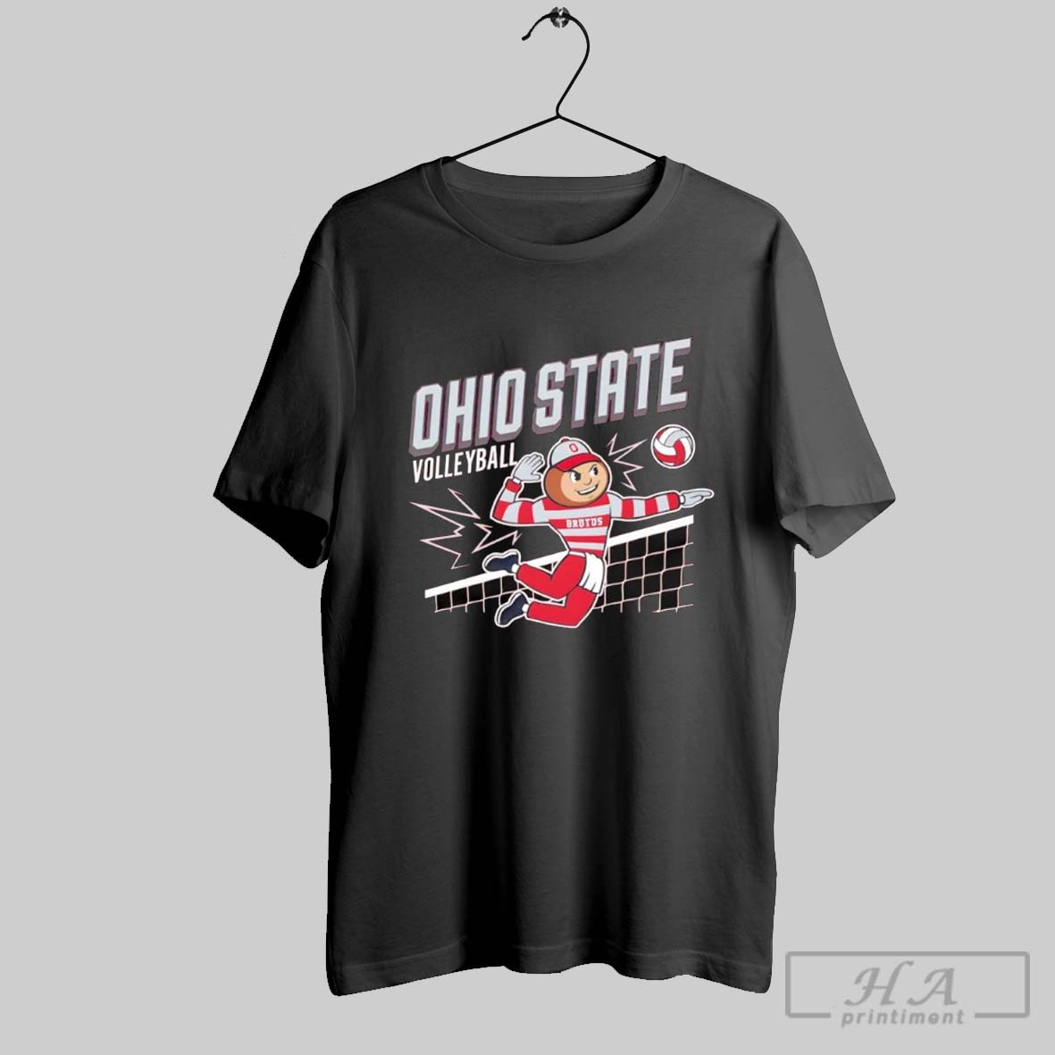 Ohio State Buckeyes Brutus Volleyball Shirt