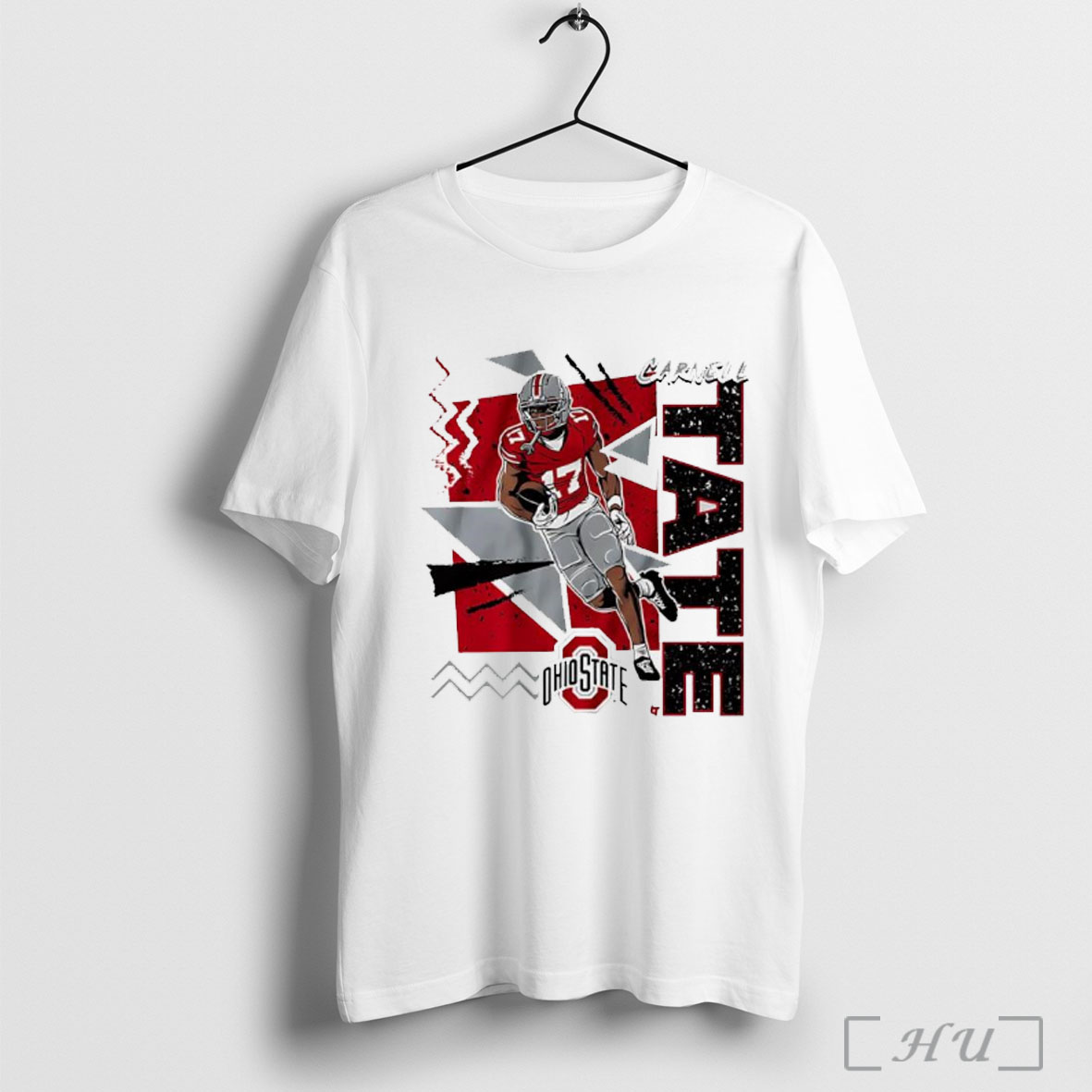Ohio State Buckeyes Football Carnell Tate Number 17 90s Style T Shirt Sweatshirt