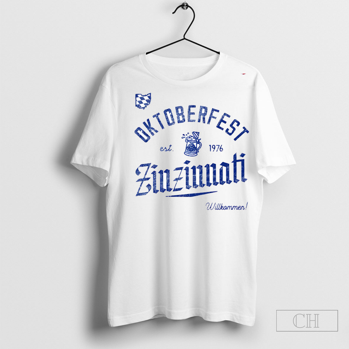 Oktoberfest Zinzinnati Willkommen Tee Sweatshirt Tee Shirt