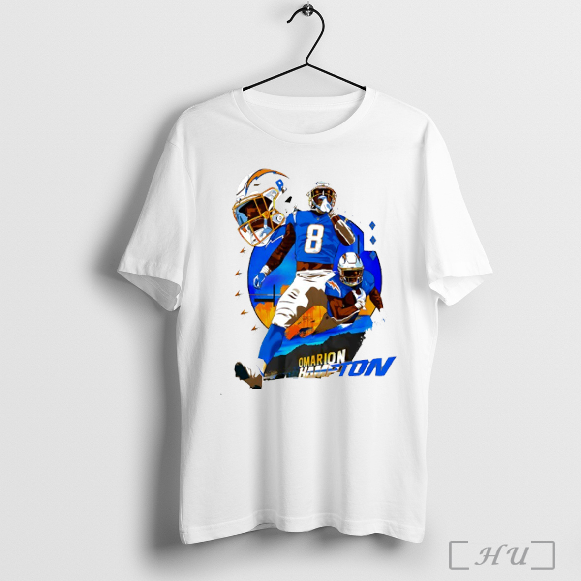 Omarion Hampton Big O Los Angeles Chargers Football T Shirt Sweatshirt
