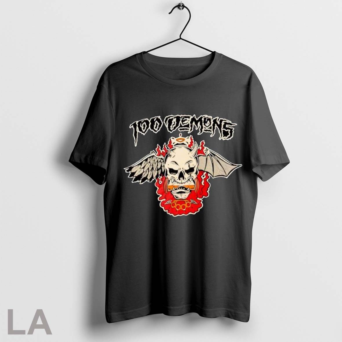 Original 100 Demons Band Logo T Shirt Shirt