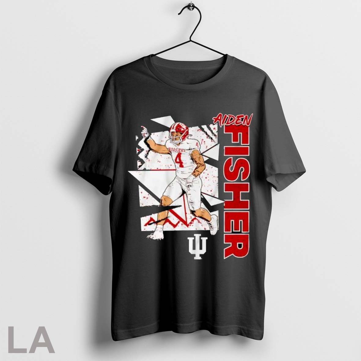 Original Aiden Fisher Indiana Hoosiers Vintage 90s Style T Shirt Shirt