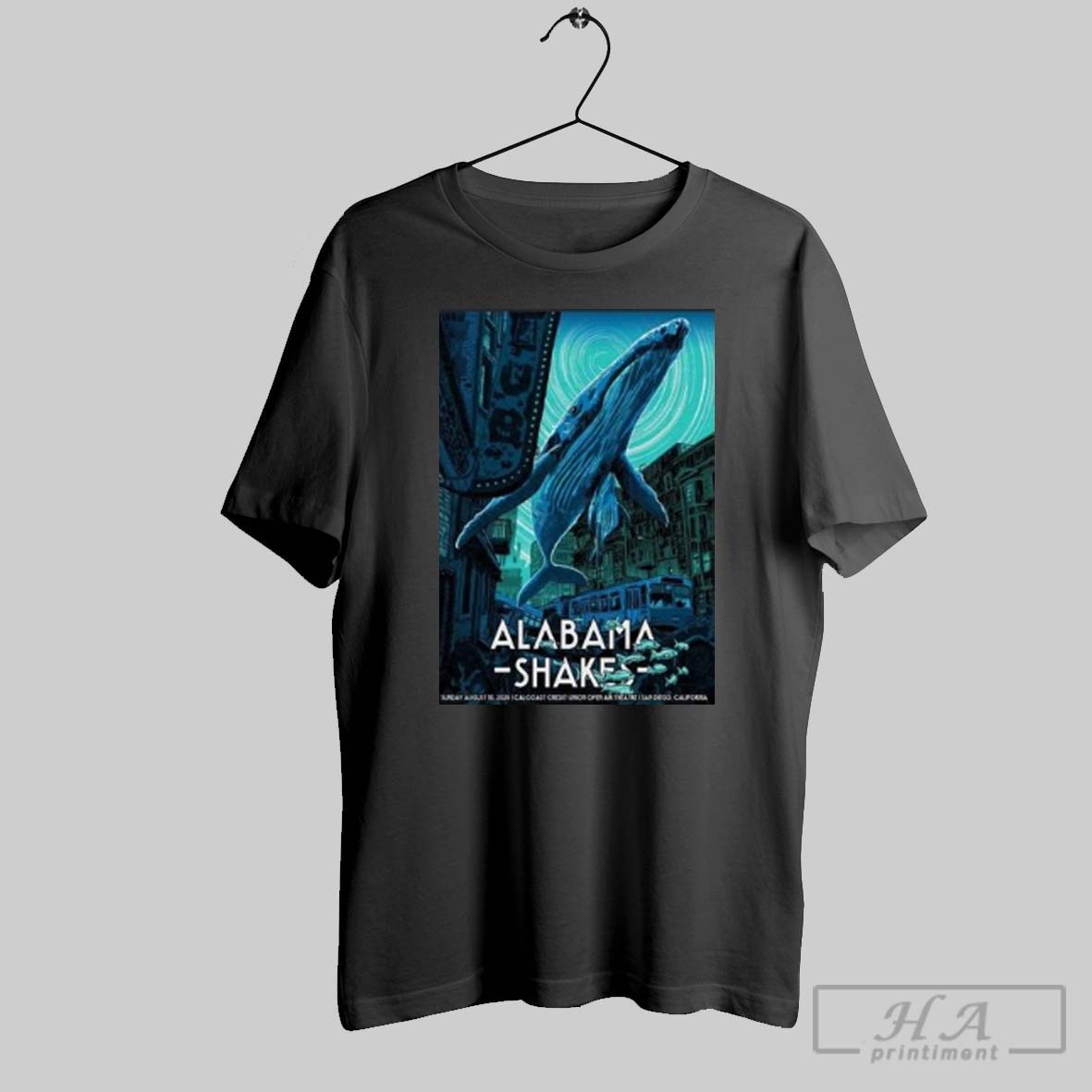 Original Alabama Shakes August 10 2025 Cal Coast Credit Union Open Air Theatre In San Diego Ca T Shirt