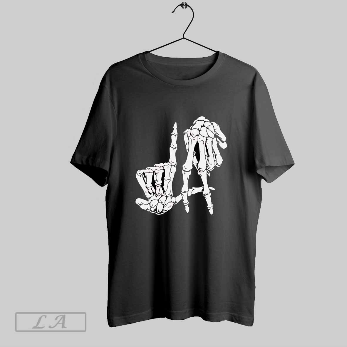 Original All American Spencer James Daniel Ezra La Hand Skeleton Shirt