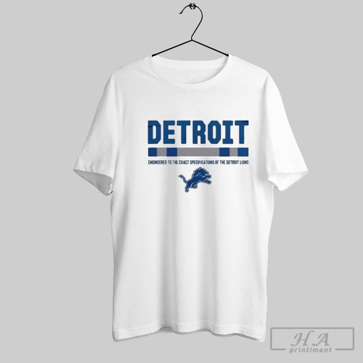 Original Barry Sanders Detroit Engineered To The Exact Specifications Of The Lions T Shirt