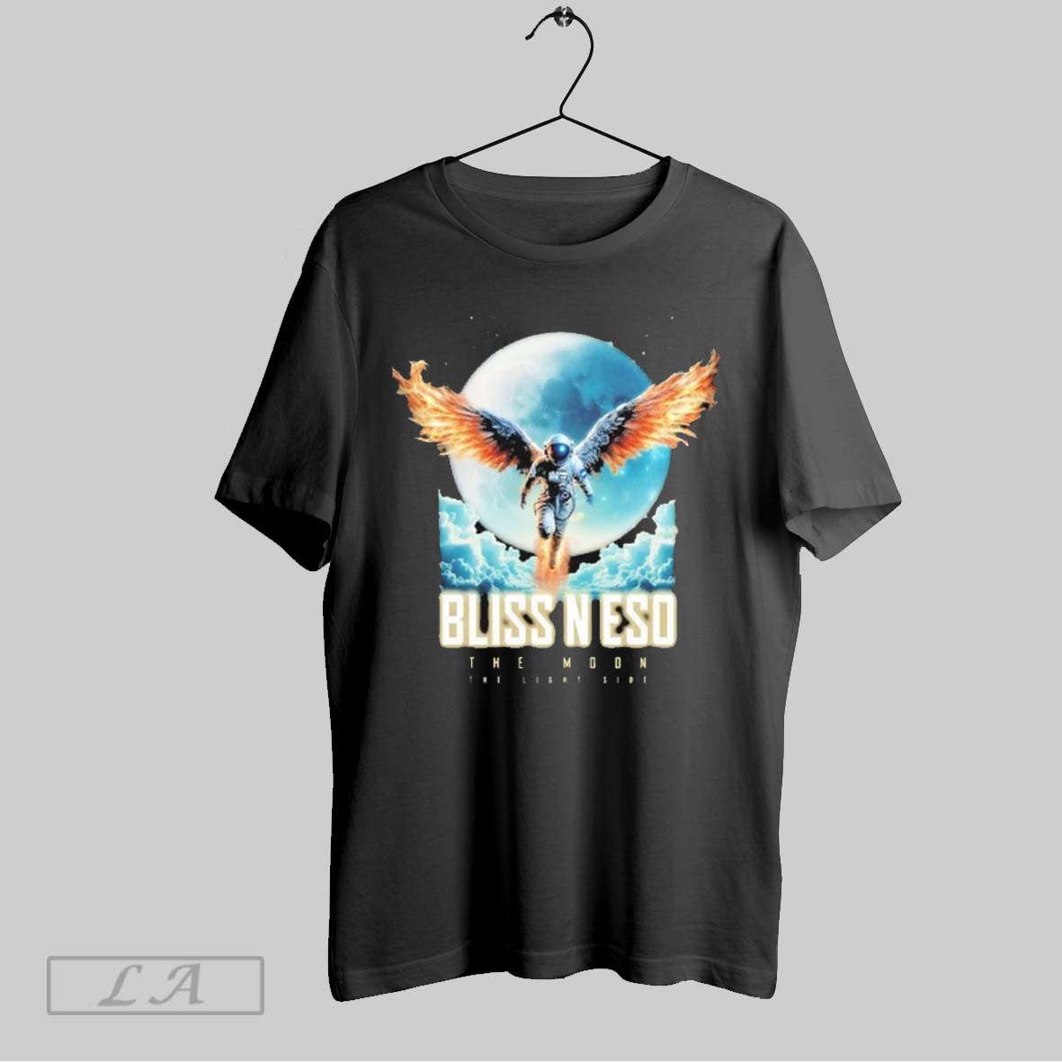 Original Bliss N Eso The Moon The Light Side Wings T Shirts