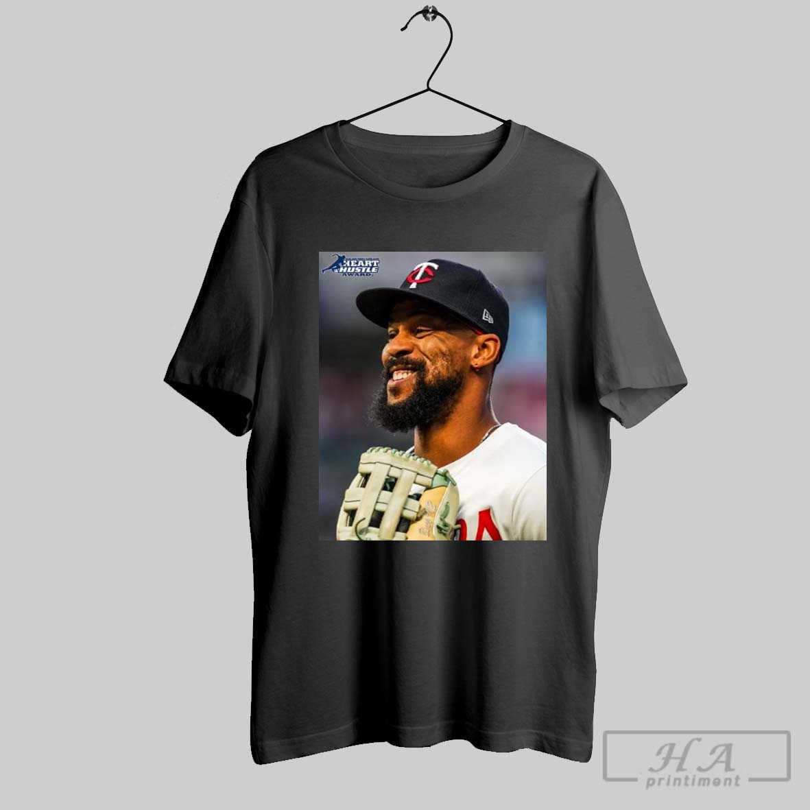 Original Byron Buxton Minnesota Twins Major League Baseball Players Alumni Nationals Heart And Hustle 2025 Award Winner Shirt