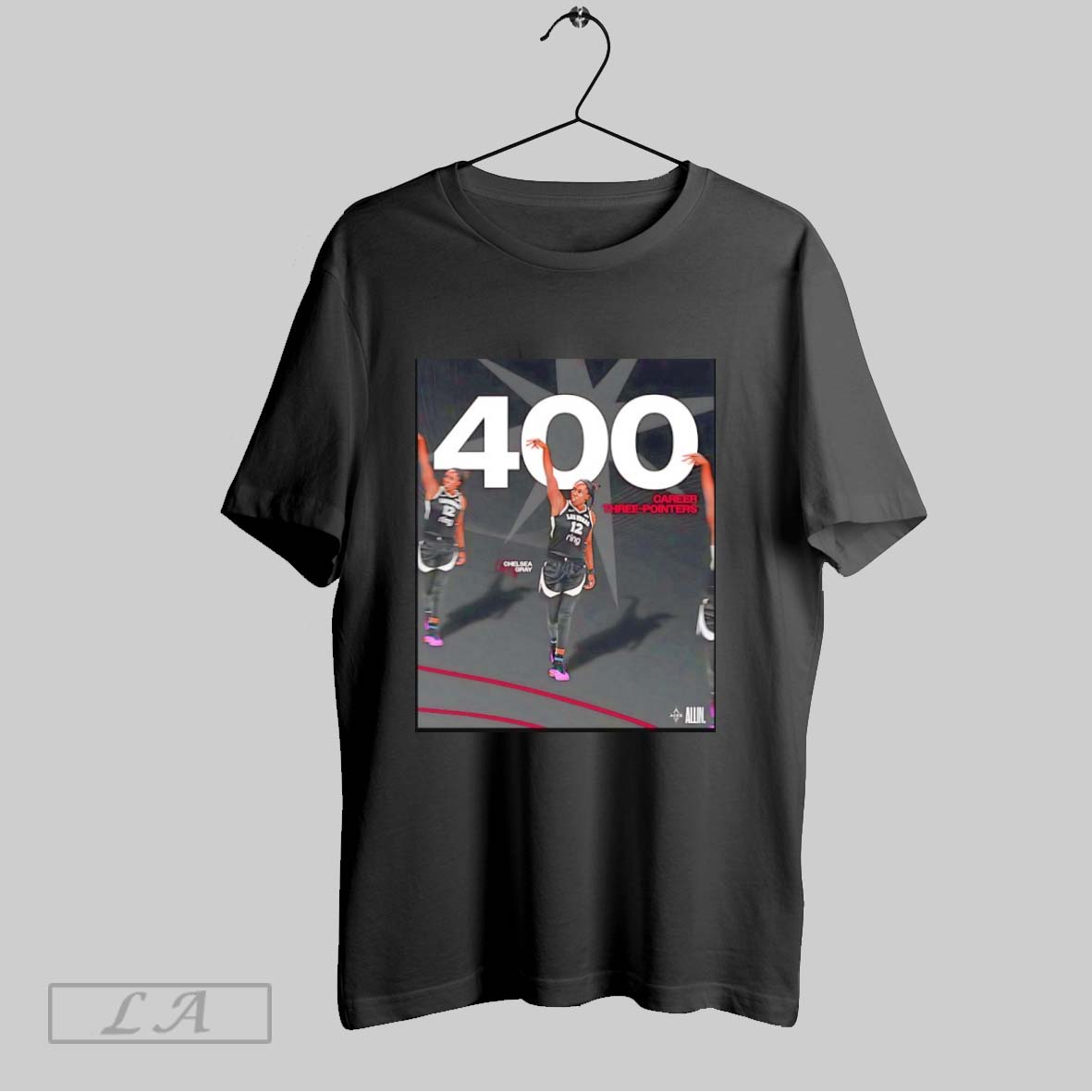 Original Chelsea Gray On 400 Career Three Pointers Shirt