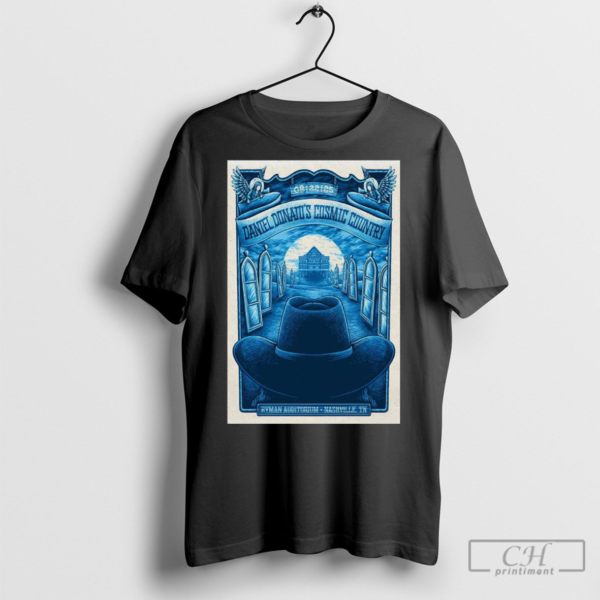 Original Daniel Donatos Cosmic Country Show Ryman Auditorium Nashville Tn 08 22 2025 T Shirts