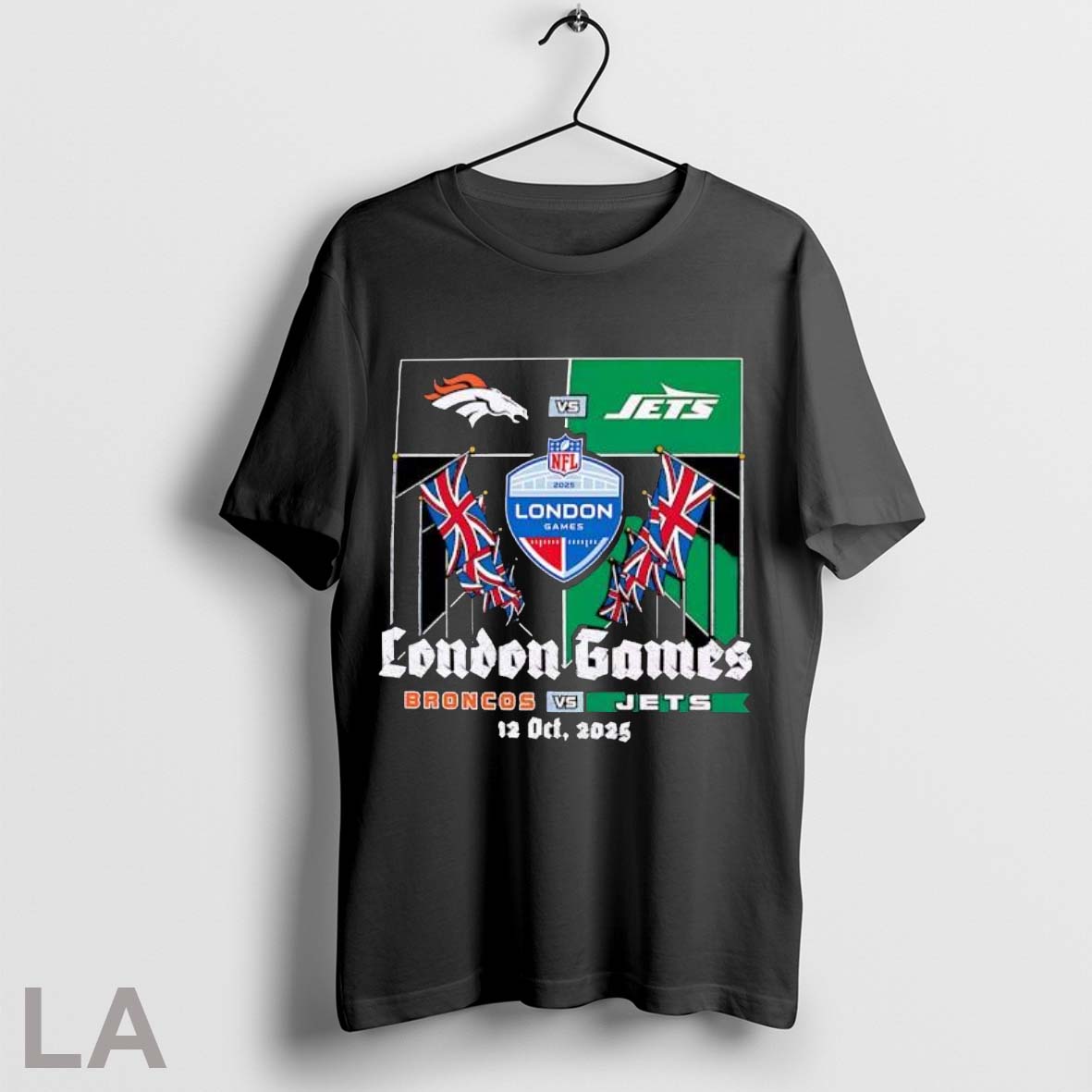Original Denver Broncos Vs New York Jets 2025 London Nfl International Games T Shirt Shirt
