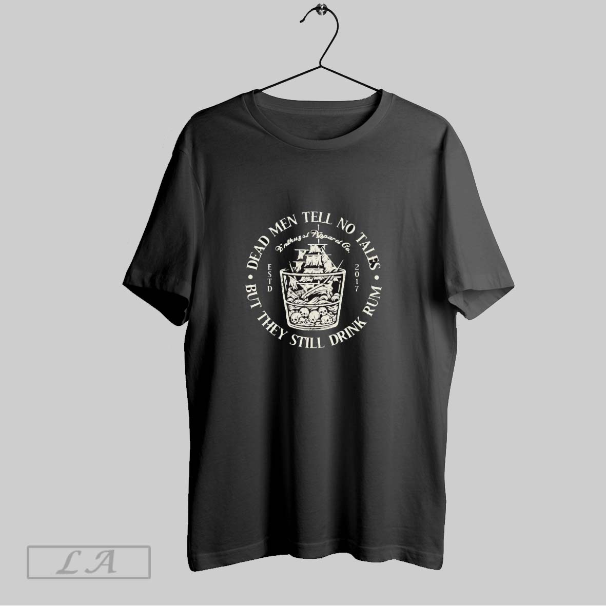 Original Enthuzst Dead Men Tell No Tales But They Still Drink Rum Est 2017 T Shirts