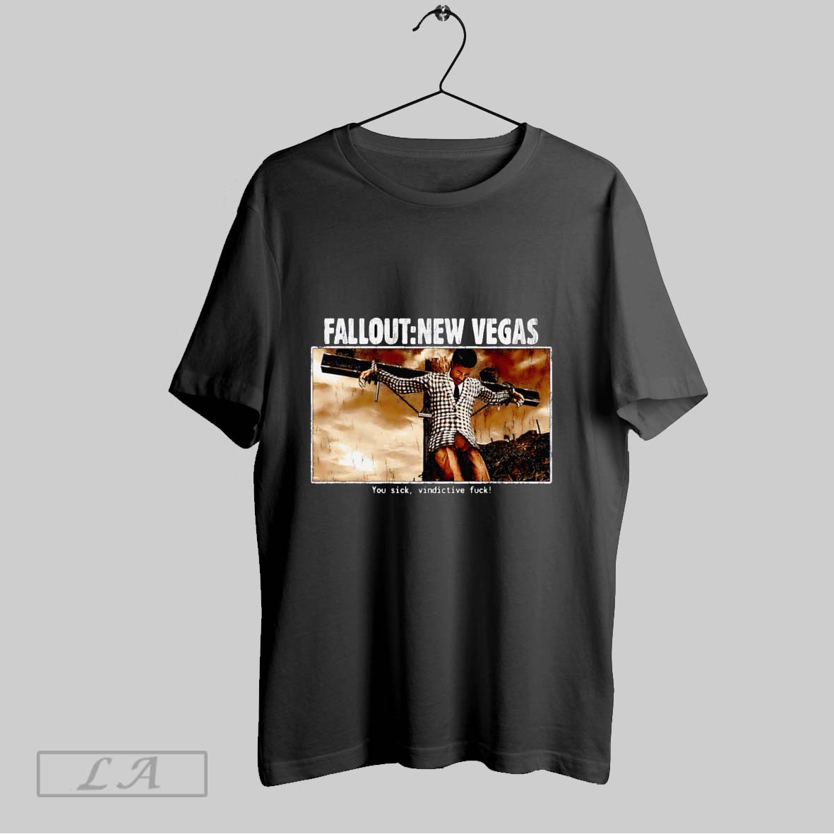 Original Fallout New Vegas Sick And Vindictive T Shirt Shirt