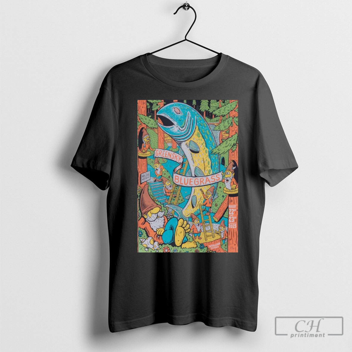 Original Greensky Bluegrass August 22 2025 Kresge Auditorium In Interlochen Mi T Shirts