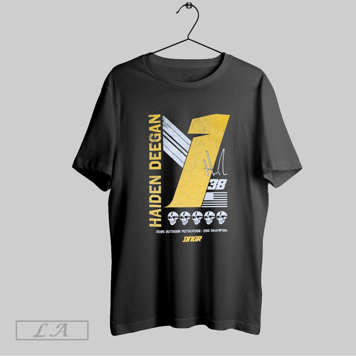 Original Haiden Deegan 2025 Outdoor Motocross 250 Champions Shirt