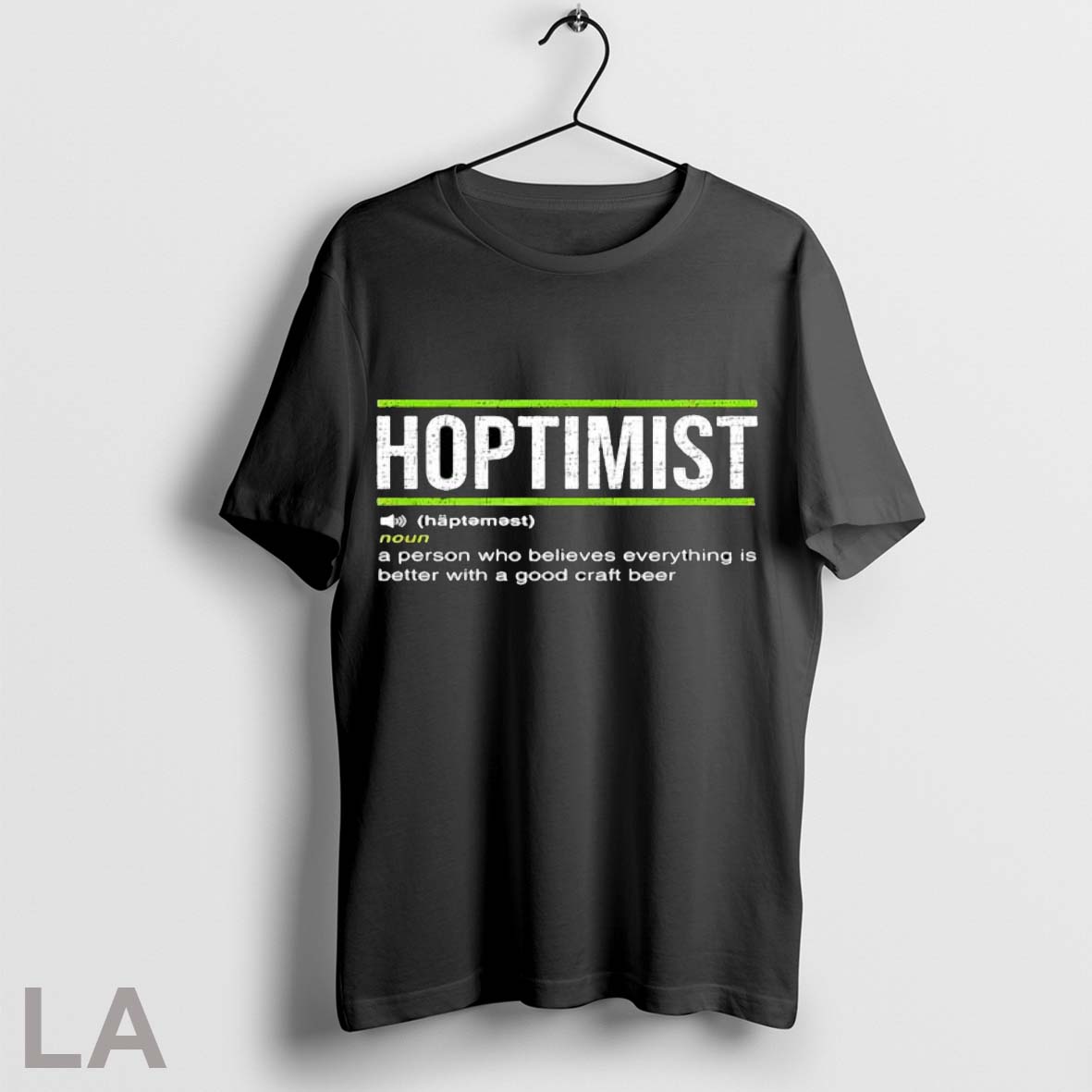 Original Hoptimist Definition Craft Beer T Shirt Shirt