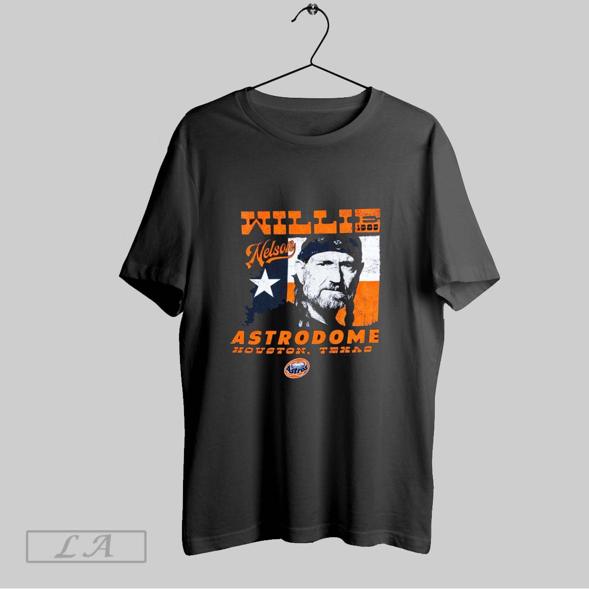 Original Houston Astros Mlb Willie Nelson Astrodome 1985 Houston Texas Graphic T Shirt Shirt