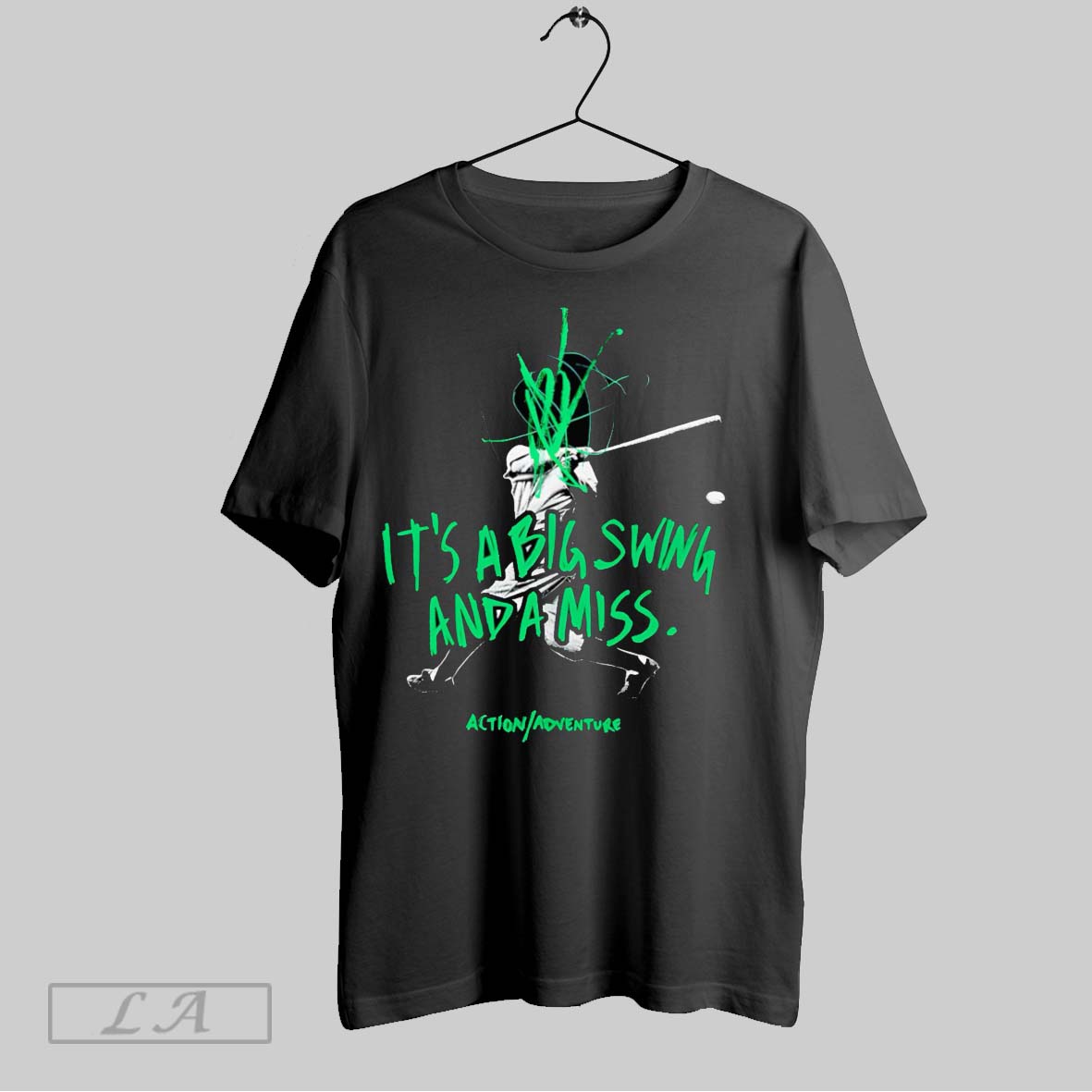 Original Its A Big Swing And A Miss Action Adventure Shirt