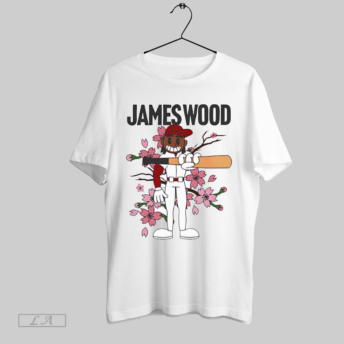 Original James Wood Sakura Summer Cartoon Shirt