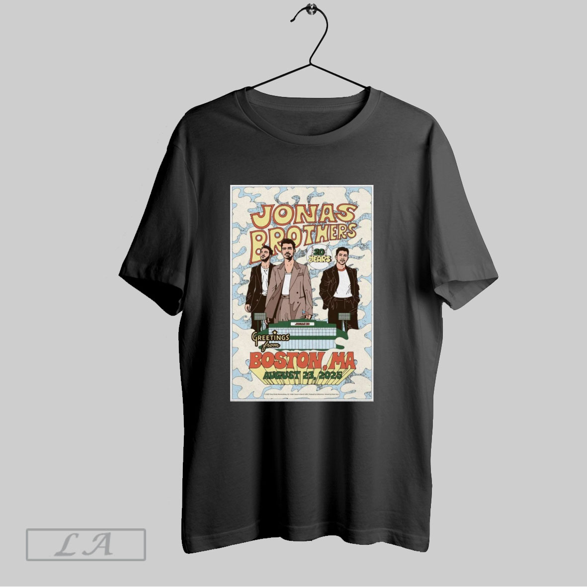 Original Jonas Brothers August 23 2025 Fenway Park In Boston Ma Poster Shirt