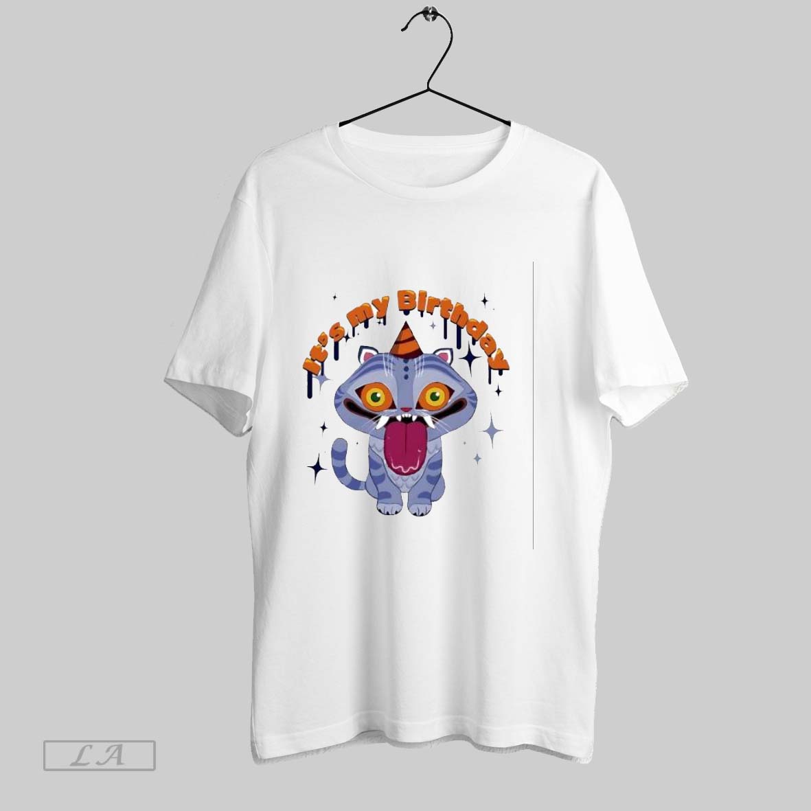 Original Kpop Demon Hunters Its My Birthday Derpy Tiger T Shirt Shirt