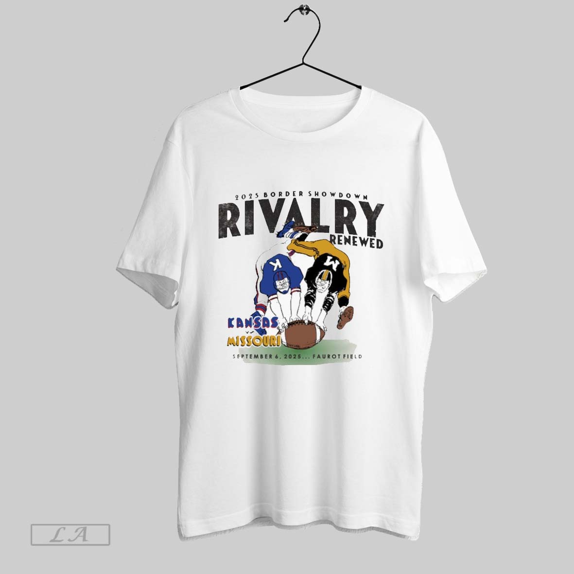 Original Kansas Jayhawks Vs Missouri Tigers Rivalry Renewed September 6 2025 Border Showdown Faurot Field T Shirt Shirt