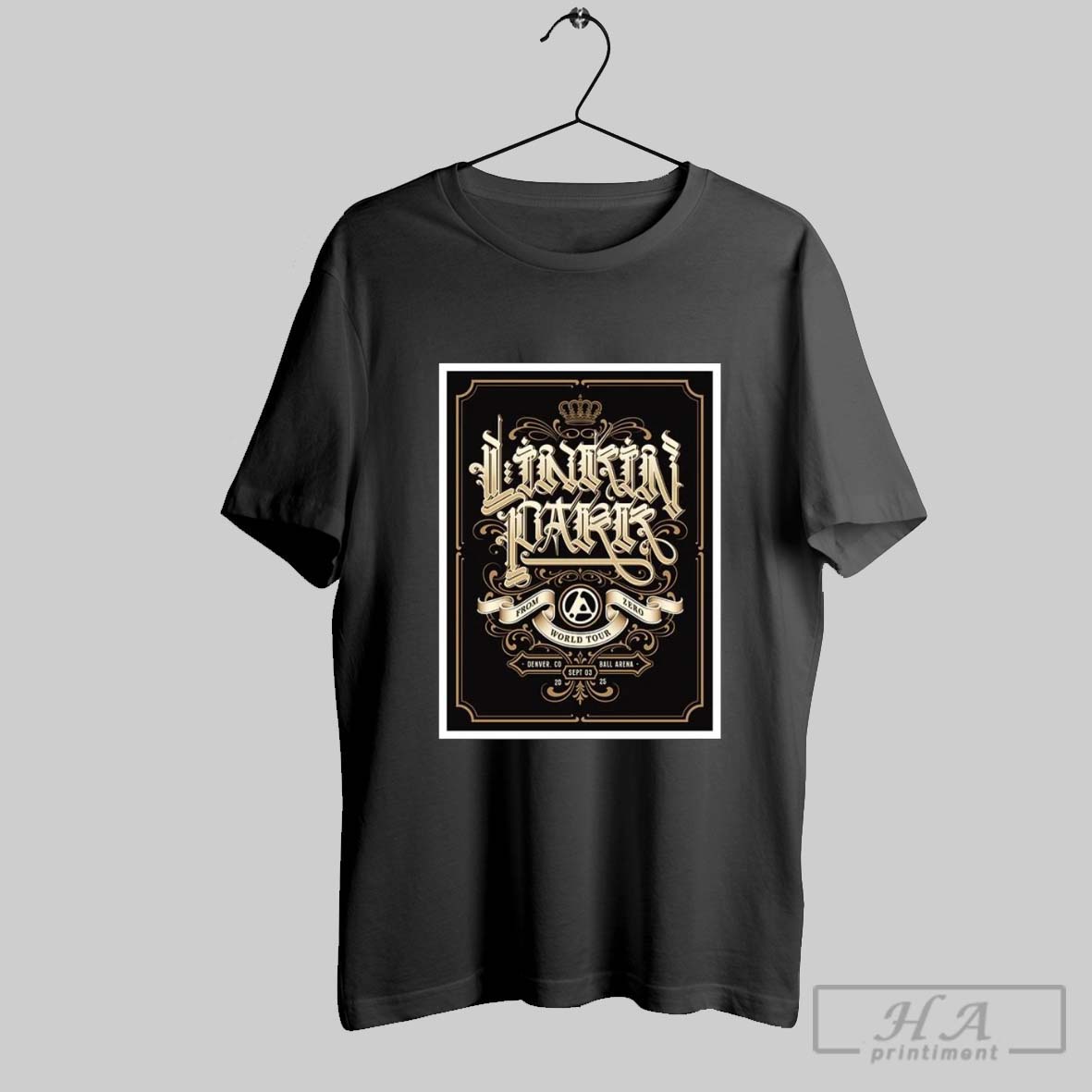 Original Linkin Park From Zero World Tour September 03 2025 Ball Arena Denver Co Poster T Shirt